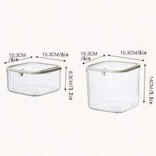 1PC Girl's Hair Accessories Storage Box, Hair Band Sorting Box, Bow, Hairpin, Hairpin Rack, Hair Accessories Storage With Cover, Storage Box For Hair Accessories And Rubber Bands. - Multicolor - View 2