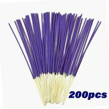 115/200pcs Lavender Scented Incense Sticks - Bamboo Stick Incense, Suitable For Aromatherapy, Yoga, Meditation, Home And Office Fragrance, Perfect Holiday Gift Set