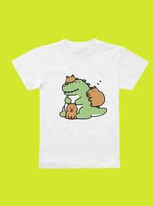 Young Girls T-Shirts - Dusty Blue - View 1