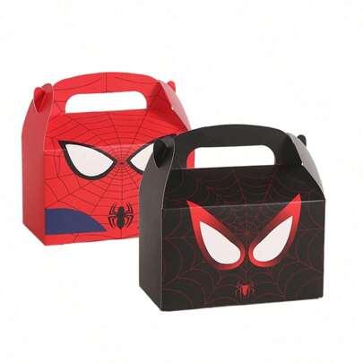 Disney Caja de regalo de 12 piezas con diseño de Spider-Man de Disney, caja de dulces del superhéroe Marvel Spider-Man, regalo de cumpleaños, decoración de fiesta, regalo para el Día de San Valentín, regalo de Navidad