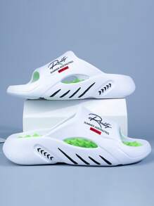 Nuove ciabatte da massaggio in spugna per coppie, da usare in casa o all'aperto, ciabatte sportive fresche, ciabatte piatte in EVA, scarpe casual, scarpe sportive con fondo spesso e alla moda