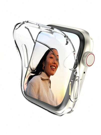 1pc TPU Cover Case Compatible With Apple Watch 49mm 41mm 45mm 44mm 40mm 42mm 38mm Bumper Screen Protector For Serie 8 7 6 5 4 3 SE