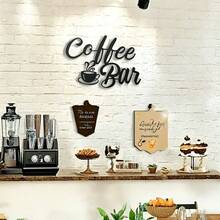 Cette tasse à café en métal noir rétro montée au mur convient aux cafés et aux cuisines de ferme. Le logo ajoute du charme. Le ton noir associé au logo donne un look frais aux cuisines de ferme et aux bars à café. C'est une décoration murale de style campagnard pour bars à café, jardins de ferme, bureaux à domicile et cuisines.
