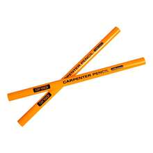 DINGQI 12pcs/Box Professional Carpenter Pencils - Flat Black Octagonal Design, Wooden Body With Lead, Carpenter Pencils For Precise Marking In Woodworking, Flat Octagonal Hard Black Woodworking Structural Pencils - Multicolor - View 4