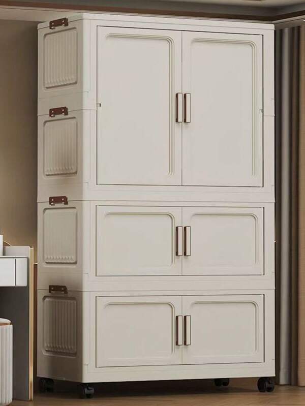 5/4/3/2/1-laags kindergarderobekast, opvouwbare organizer voor woonkamer/slaapkamer met grote capaciteit, multifunctioneel voor babykleding