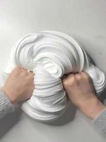 Blue Crystal Slime, Transparent Seawater Blue Large Soft Squeezy Stress Relief & Fresh Green Haze Sea Slime Pale Blue Play Dough