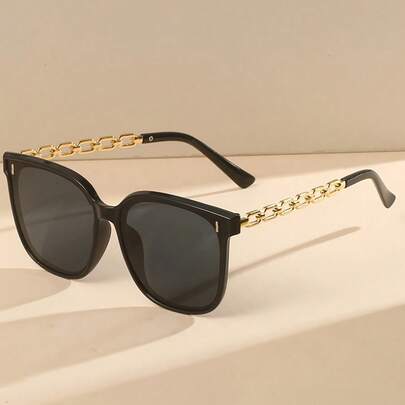 1pc Plastic Frame & Legs Fashion Stylish Glasses