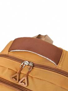 New Large Capacity Campus Style Kabibba Student Backpack, Fashionable And Cute, High Cost Performance Student Schoolbag.Ladies' College Style Nylon Student Backpack; Large Capacity Student Canvas Campus Travel Bag; Lightweight Campus Shoulder Bag; Laptop Bag. Suitable For High School And University' Back-To-School Backpack.