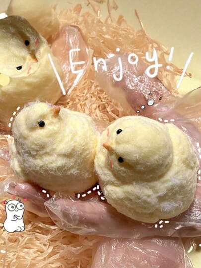 Venting Pinch Happy Good Rua Mud Feeling Cute Little Chicken Tpr Little Chicken Pinch Happy Stuffed Little Chicken Pinch Party Gift Christmas Gift,Squishies