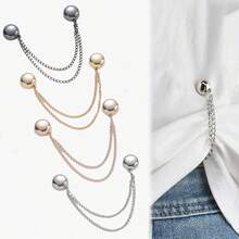 Magnetic Clasp Chain - Waist Cinching Fix Clip Suitable For Hem, Top Length Adjustment - Multicolor - View 1