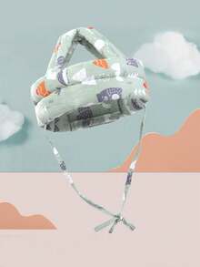 1Set Baby Infant Toddler Helmet And Non-Slip Knee For Learning To Walk, Crawl, Run, And Play Knee Pads No Bump Head - Green - View 7