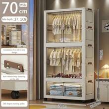 5/4/3/2/1 Tier Luxury Hanging Wardrobe Closet, Easy Assembly Bedroom Clothes Storage Cabinet, Rental Home Kids Armoire