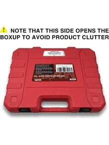 3/8" Drive Impact Socket Set, 48-Piece Standard SAE (5/16 To 3/4 Inch) And Metric (8-22mm) Size, 3" And 6" Drive Extension Bar, Impact Universal Joint, 3/8" To 1/2" Impact Adaptor, CR-V