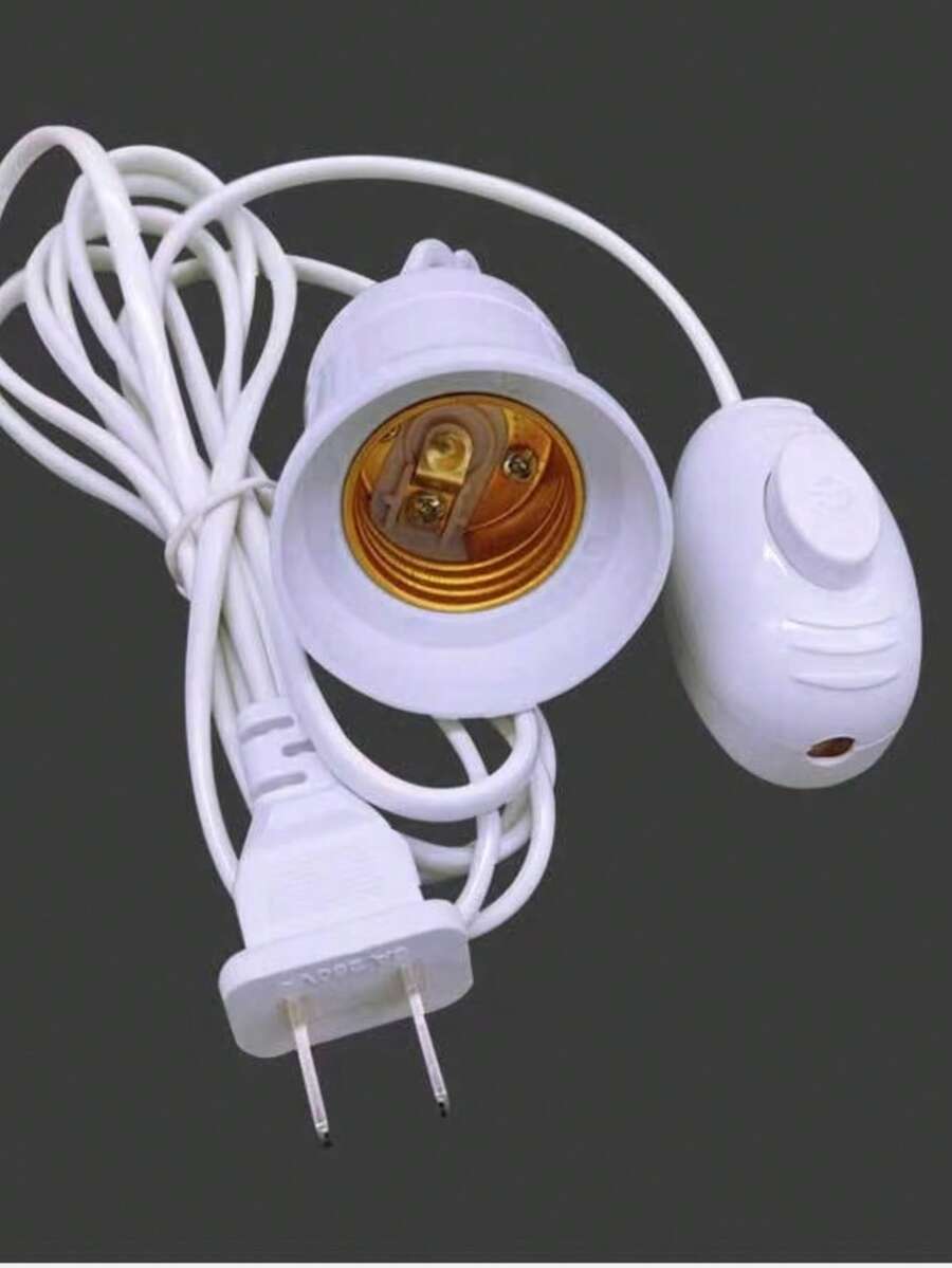 Zócalo de luz colgante 3M con cable de alimentación Con enchufe interruptor Zócalo de lámpara E27 Cable de luz