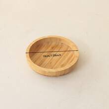 3pcs/1pc Large Capacity Rubber Wood Salad Bowl,School Supplies