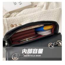 Bolsa De Mujer casuales Bolso de mano mini,bolsas para dama elegantes y bonitos negra moda bolsos de hombro y bandolera para teléfono móvil, con decoración de cadena, bolso de fiesta, bolso de novia, perfecto para fiesta, boda, baile de graduación, cena/banquete regado Universitarios fiesta noche - Marrón - Ver 8