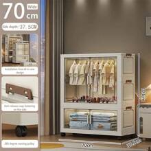 5/4/3/2/1 Tier Luxury Hanging Wardrobe Closet, Easy Assembly Bedroom Clothes Storage Cabinet, Rental Home Kids Armoire