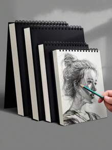 دفتر تصميم مربوط حلزوني 60 صفحة، دفتر رسم خالي من الحمض للرسم والتلوين والكتابة، مناسب للمبتدئين والفنانين ومصممي الفن، ادوات مدرسية للعودة إلى المدرسة، ادوات فنية للفصول الدراسية ، أدوات تعليمية عملية ، ادوات للمدرس ، قرطاسية فنية ، للرسم في الهواء الطلق ، لزراعة الألوان