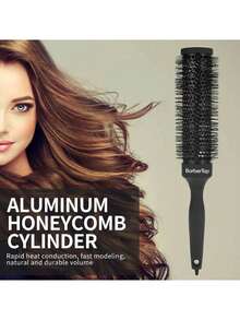 圆柄卷发梳，直发斜纹梳，圆筒卷发梳，尖尾美发造型工具，返校季，旅行度假必备，女士美发配件，梳子，发刷，边缘梳，解结梳，球形梳，迷你发刷，发刷套装，木梳，发刷套装，梳子，卷发梳，解结梳，女士发刷，头发，旅行，美发产品，美发工具，美发用品，理发师，理发配件，理发店，美发设备