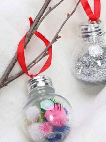 Christmas Tree Ornament, Christmas Booze Balls, Xmas Fillable Drink Tree Ornaments, Water Bottle, Bulbs Shape Christmas Decoration, Clear Christmas Ball Bell Pendant, Home Party Decor 10PCs 5PCs Christmas Christmas Decorations Christmas Pajamas Christmas Gifts Christmas Decor