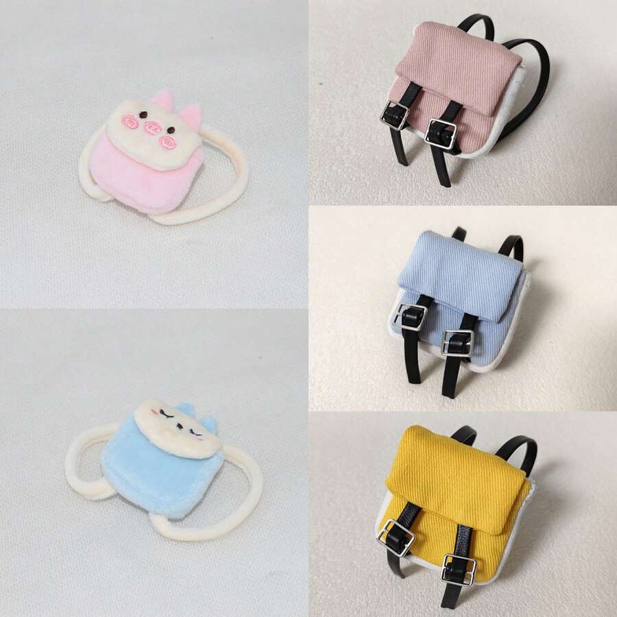17 厘米 背包，第一代和第二代 Labobo 饰品套装，可爱的 LBB 娃娃衣服，适用于 迷你背包 - 彩色 - 查看 1