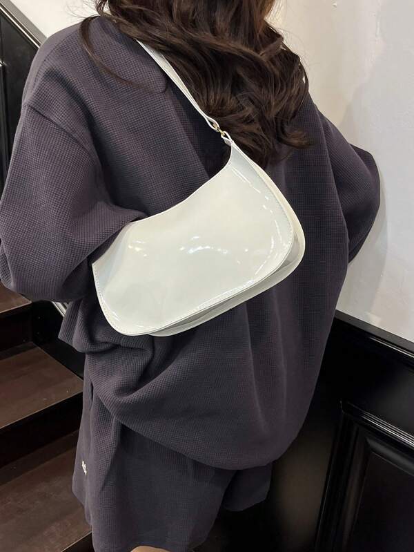 Bolso de hombro con hombro geométrico en relieve de unicolor, bolso de hombro con cremallera para mujeres, bolso con cremallera de moda retro, bolso impermeable casual para adolescentes, mujeres, estudiantes universitarios, principiantes y trabajadores de cuello blanco, perfecto para la oficina, el trabajo, los negocios, los desplazamientos, el mejor bolso de trabajo para mujeres.