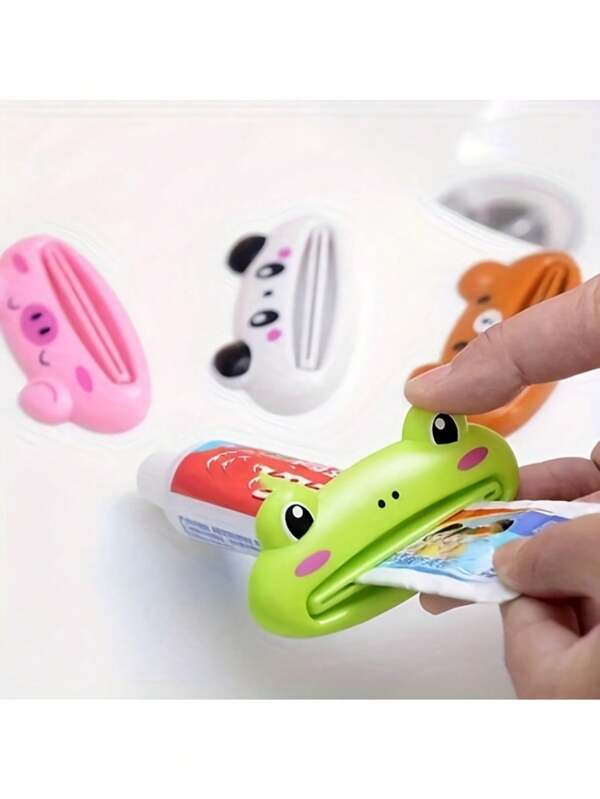4pcs Toothpaste Dispensers, Manual Small Toothpaste Tube Squeezer Bathroom Accessories, Such As Rolling Toothpaste Squeezer