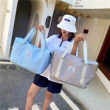 Travel Large Capacity Storage Bag, Zipper Portable Sports Bag, Multi-Functional Fitness Handbag