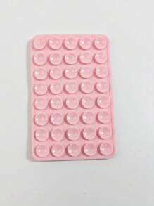 1pc- Silicone Suction Cup Mobile Phone Stand, Universal Adhesive Mounting, Creative Multi-Functional Silicone Accessories, Suitable For Various Mobile Phones, Providing Video And Selfie Stability