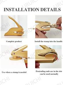 Book Embosser Personalized | Custom Stamp Embosser | Library Embosser | From The Library Of | Ex Libris | Book Lover Gift, School Supplies, Back To School - Multicolor - View 10