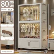 5/4/3/2/1 Layer Freestanding Baby Wardrobe Closet, Folding Clothes Storage Cabinet, Multilayer Children Dresser, Home Garment Organizer