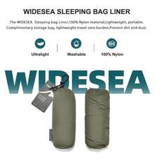 Outdoor Camping Sleeping Bag Liner Ultralight Mummy Sleeping Bag Backpack Liner Single Person Travel  Sleeping Bag - 灰色 - 查看 4