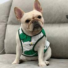 Chaleco para perro Bulldog Francés/Pug/Corgi/Mascotas, delgado para primavera/verano, grueso para otoño/invierno, adecuado para perros - Blanco - Ver 6