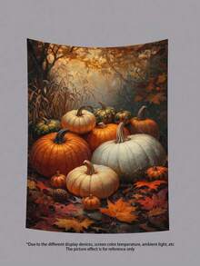 万圣节鬼魂挂毯系列南瓜灯黑暗城堡趣味鬼魂阅读万圣节横幅南瓜装饰秋季装饰挂毯墙艺术家居装饰