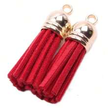 50/80/100 piezas Borlas de 38mm de diámetro a granel de colores variados - Colgantes con borlas para hacer manualidades, llaveros, joyería y talla grande