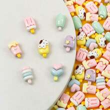 20/50/100pcs Mixed Random Mini Cute Colorful Lollipop & Ice Cream Nail Jewelry Alcohol-Free Nail Art Accessories For Women And Girls - Nail Art Lollipop - View 8