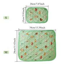 1pc Layer All-Season Small Pet Mat - Breathable Top, Quick-Absorb Middle, Waterproof Base & Non-Slip Bottom For Chinchilla, Rabbit, Ferret And Sugar Glider - Multicolor - View 4