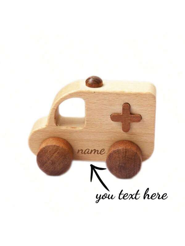 1 Stück personalisiertes hölzernes Spielzeugauto, Geburtstaggeschenk, Andenken, sensorisches Spielzeug, individualisiertes Geschenk, Auto mit Namenskarte, Geschenk für die Familie, 1 Stück individueller Premium Holzwagen, dekorativ, multifunktional, wiederverwendbar, exquisit, niedlich, farbig, individuell, einzigartig, personalisiert, Babyspielsachen, ideales Geschenk für ihn, ideales Geschenk für sie, für Jahrestage, für Geburtstage