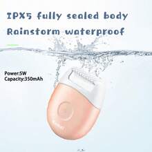 Kemei 科美 KM-3213 电动脱毛器 | 无痛亲肤 | USB 充电 | IPX5 防水 | 适用于身体/面部/细毛 | 便携式设计,不锈钢材质 - 彩色 - 查看 4