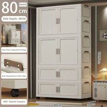 Armario de almacenamiento para niños de 5/4/3/2/1 niveles, organizador plegable para sala de estar/dormitorio con gran capacidad, multifuncional para ropa de bebé - Multicolor - Ver 16