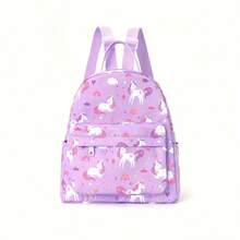 Women Fashion Backpacks, School Backpack - 粉紅色腳印 - 查看 7