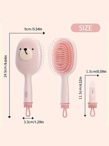 1pc Anti-Static Air Cushion Hair Brush - Scalp Massager Brush For Dense & Detangling Hair, Suitable For All Hair Types,Back To School,Travel Holiday Essentials,Hair Accessories For Women