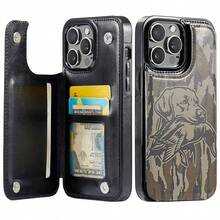 Camouflage Dog Hunting Ducks Element-Design Phone Case, Suitable For IPhone Models 16, 15, 14 Pro Max, 13, 12, 11, XR, XS Plus Phone Cases, Made Of TPU Silicone Material, Providing Shock And Drop Protection, With Drop Protection Function, And Has A Very Good Hand Feel. It Is The Most Suitable Gift For Family, Friends, And Loved Ones. - màu đen - Xem 3