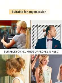 50 Stück hochelastische schwarze Haargummis für Männer und Frauen, Haarzubehör, Haarscrunchies, Haargummis, Styling-Tools, Gummibänder, multifunktionales Haarzubehör, dicke grundlegende Haargummis, beschädigen das Haar nicht, wiederverwendbar, geeignet für Haare im Alltag, Outdoor, Dusche, Lässig Party, Arbeitsweg, Sport, Campus, Dates, Urlaub, tägliche Reisen, Geschenke für Mutter, Freunde, Paare, Klassenkameraden, Haargummis, Haarseile