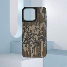 Camouflage Dog Hunting Ducks Element-Design Phone Case, Suitable For IPhone Models 16, 15, 14 Pro Max, 13, 12, 11, XR, XS Plus Phone Cases, Made Of TPU Silicone Material, Providing Shock And Drop Protection, With Drop Protection Function, And Has A Very Good Hand Feel. It Is The Most Suitable Gift For Family, Friends, And Loved Ones. - màu nâu - Xem 4
