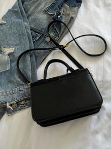 Winter New Fashion Classic Joker Women's Suede Bag, Stitching Fabric Design Burgundy Bag, Letter Pattern Decorative Design Handbag, Square Bag And Shoulder Bag Are All Suitable For Shopping. For Parties And Dates.