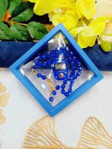 Suspension Box With Islamic Finger Counter And Prayer Beads, Portable Digital Prayer, 2 Pieces Gift