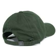 Unisex Dad Hat In 100% Cotton Twill With Curved Brim, Custom Embroidered "BRAZIL" With Brazilian Flag - 軍綠色 - 查看 3