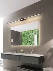 1 pieza Lámpara de pared con espejo de vanidad LED, luz de pared multifuncional recargable por USB y regulable para el baño, dormitorio, dormitorio universitario, con cuidado ocular