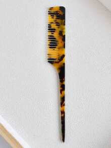 醋酸纤维发梳，家用，防静电，尾部设计，日常顺滑发刷，发型梳，返校，旅行度假必备，女士发饰 - 彩色 - 查看 7